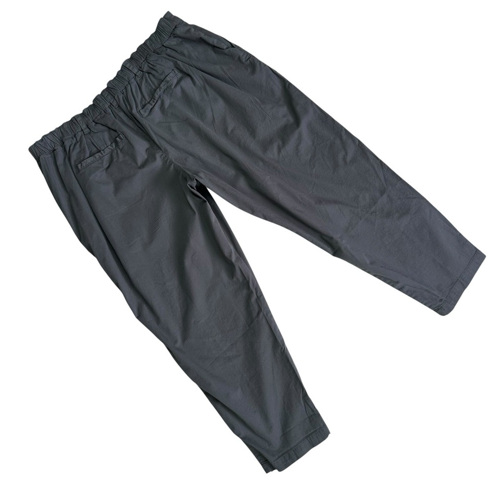 NWT PACT Chino Pants Stretch Organic Cotton Tapered Ankle Women XXL Gray Minimal - Picture 4 of 10